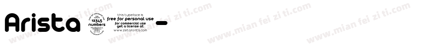 Arista 20字体转换